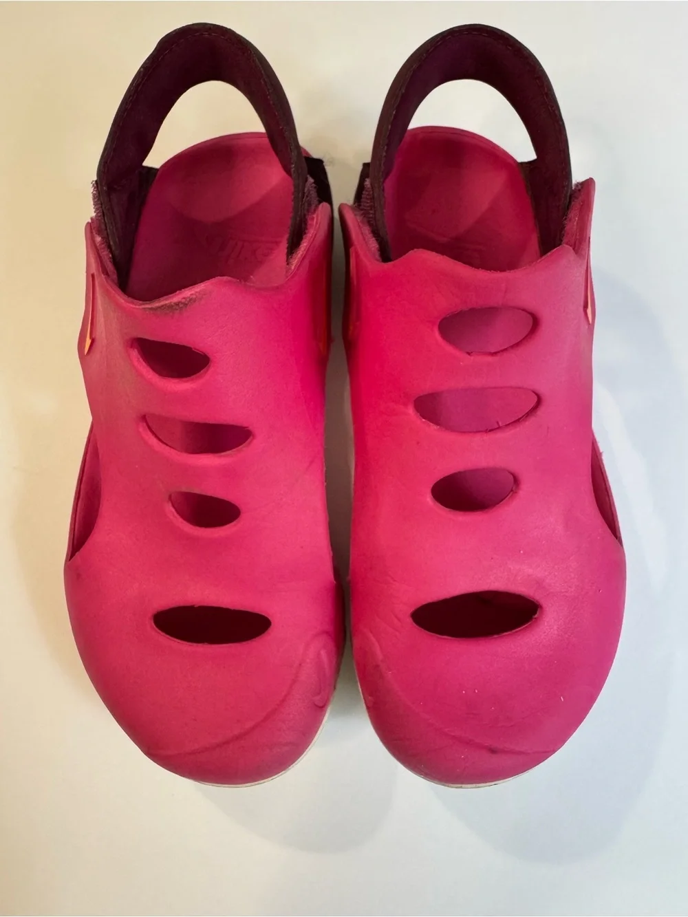 Nike Women's Hot Pink Slip-On Sandals